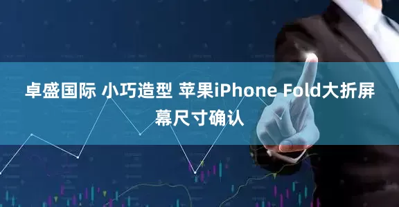 卓盛国际 小巧造型 苹果iPhone Fold大折屏幕尺寸确认